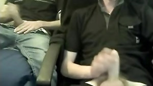 Hung twink boys like to jerk off together on webcam